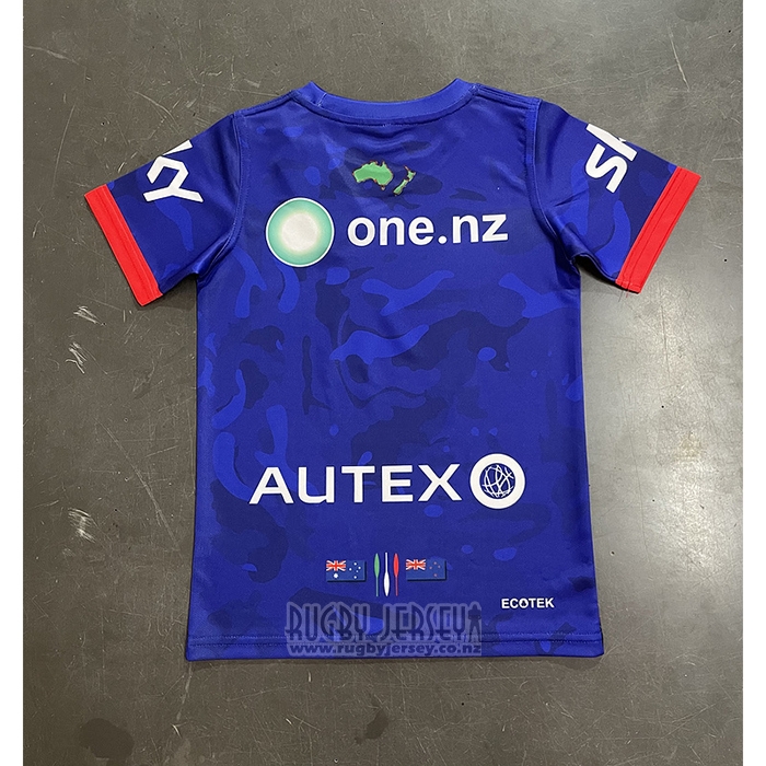 Jersey Kid's New Zealand Warriors Rugby 2024 ANZAC